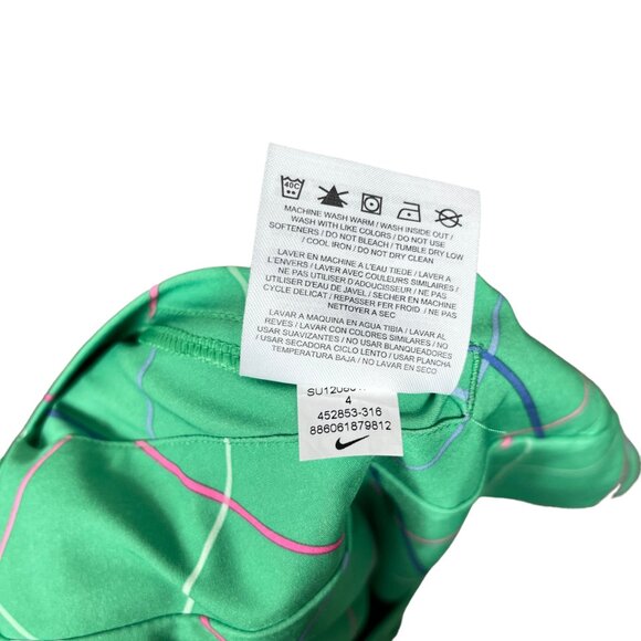 Nike Golf Reversible Skirt Womens 4 Green Plaid Shell Lightweight Preppy Active - Picture 6 of 16
